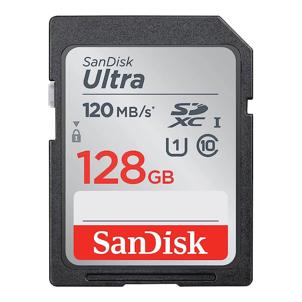 SanDisk Ultra SDHC UHS-I Memory Card - 128gb